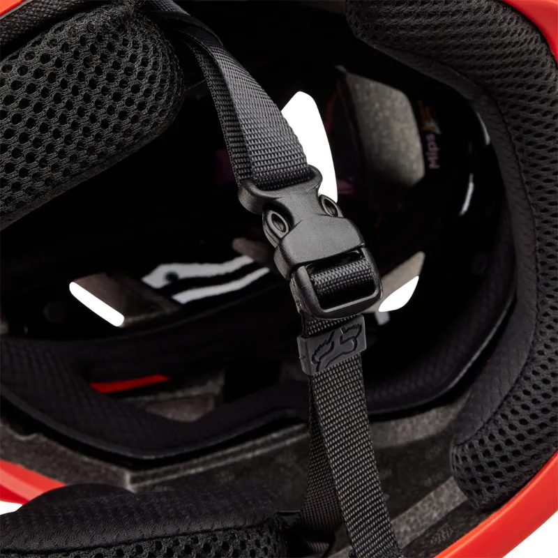 Fox Proframe Full Face Youth MTB Helmet Race Energy OS Orange Flame-9